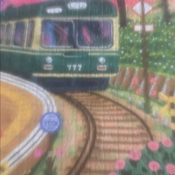 Puzzle by Pieces and Peace. 500ct. Fuji Blossoms - Picture 9 of 9